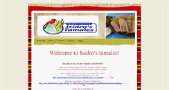 Desktop Screenshot of isidrostamales.com